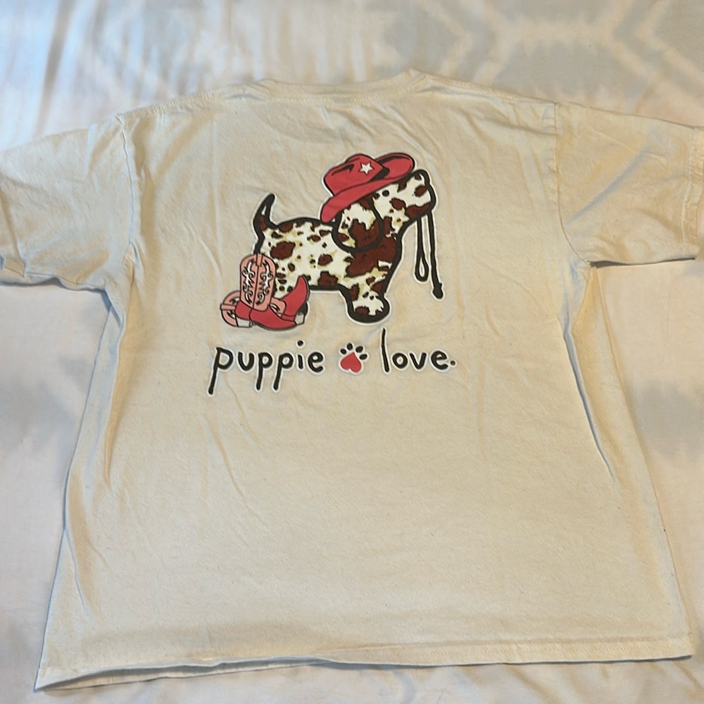 Girl’s Puppy Love Shirt Size Large